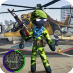 火柴人绳索英雄特种兵破解版_一笑下载站