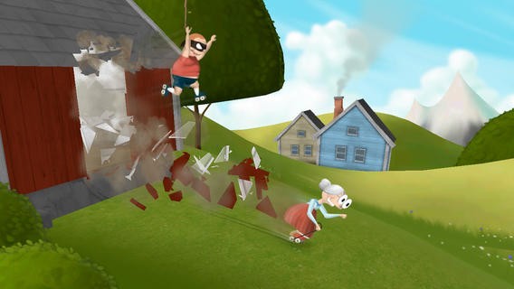 跑酷老奶奶破解版_一笑下载站