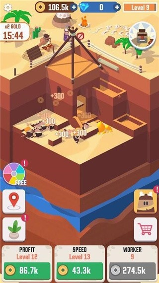 放置挖掘大亨破解版_一笑下载站