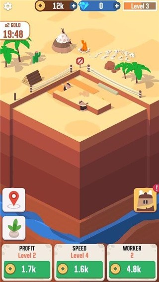 放置挖掘大亨破解版_一笑下载站