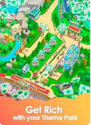 闲置主题公园大亨无限金钱_一笑下载站