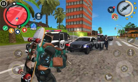 城市绳索超人破解版_一笑下载站