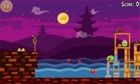 愤怒的小鸟中秋节版_一笑下载站