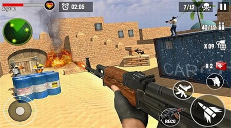 反恐射击任务破解版_一笑下载站