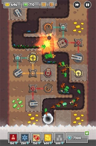 挖掘塔防破解版_一笑下载站